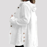 Adriana | Casual Velvet Hooded Jacket for Autumn Season