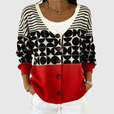Raphaëlle - Comfortable Button-Up Knit Cardigan