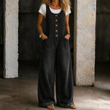 Verity | Vintage Washed Cotton Dungarees