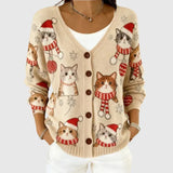 Rosalie - Comfortable Button-Up Knit Cardigan