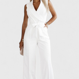 Montserrat Mono Elegant Sleeveless with Bow and Fluid Fall