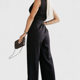 Montserrat Mono Elegant Sleeveless with Bow and Fluid Fall
