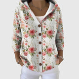Quitterie - Comfortable Hooded Knit Cardigan