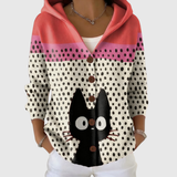 Isaure - Comfortable Hooded Knit Cardigan