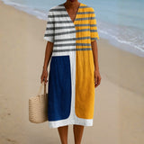 Andrea - Colourblock Dress