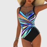 Teresa - High Elasticity Swimsuit with Cross Detail at the Front