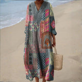 Valentina - Bohemian Patchwork Dress