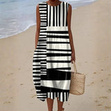 Cayetana - Stylish Graphic Dress
