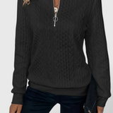 Zoey Soft Zip Knit Jumper