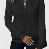 Zoey | Soft Zip Knit Jumper