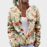 Greta – Autumn Butterfly Cardigan