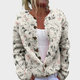 Silvia – Autumn Floral Cardigan