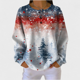 Alix – Christmas Jumper with Christmas Tree Pattern