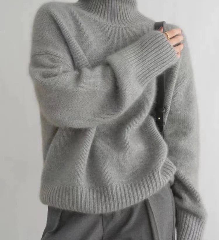 MIA - HIGH NECK CASHMERE JUMPER