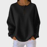 Hélène – Orange Jumper in Soft Waffle Knit
