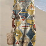 Carmen - Bohemian Dress with Ethnic Prints