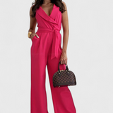 Montserrat Mono Elegant Sleeveless with Bow and Fluid Fall
