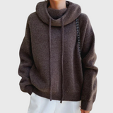 Brenda | High Neck Sweater with Cord