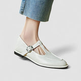 Blandine - Low-Heeled Orthopaedic Mary Jane Shoes