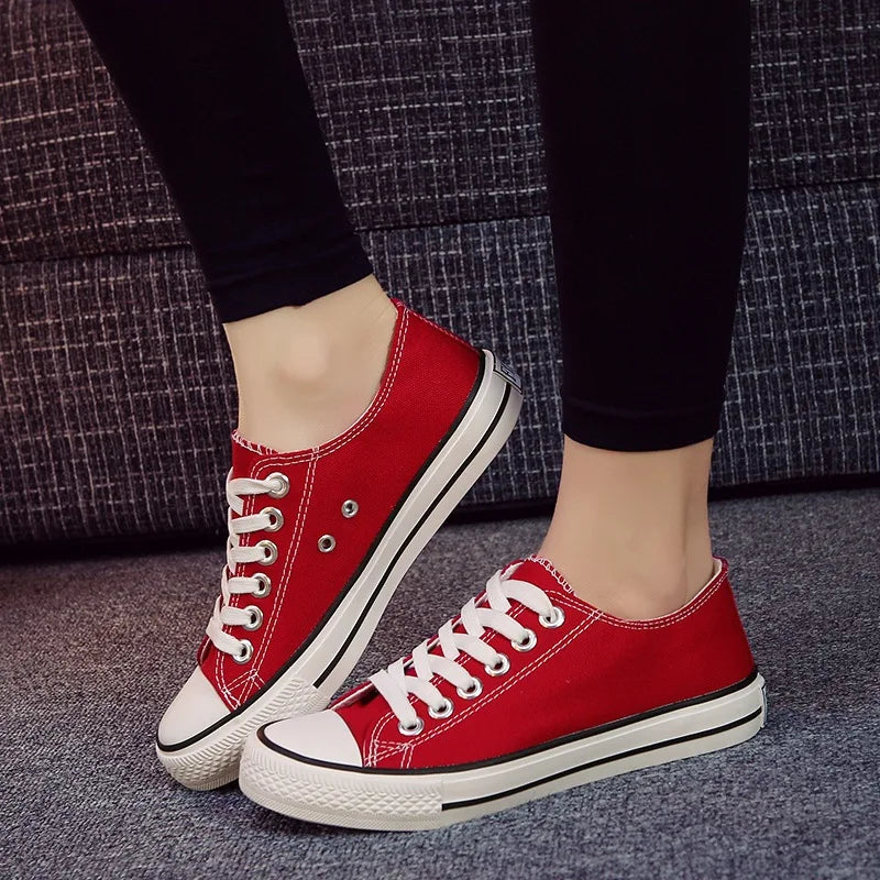 Imogen Classic Canvas Shoes Vintage Modern Comfort
