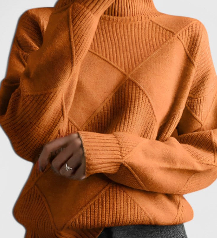 Jasmine Cashmere High Neck Jumper