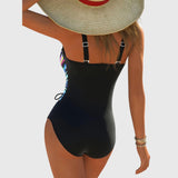 Teresa - High Elasticity Swimsuit with Cross Detail at the Front