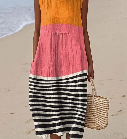 Pilar - Colourblock Dress