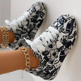 Veronika - Graffiti Design Trainers with Cushioning