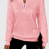 Zoey Soft Zip Knit Jumper