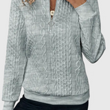 Zoey Soft Zip Knit Jumper