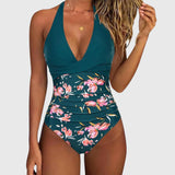 Flávia - Elegant swimsuit for women with V-neck