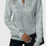 Zoey Soft Zip Knit Jumper