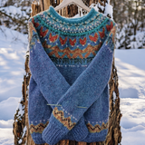 Giulia – Knitted Jumper with a Traditional Pattern
