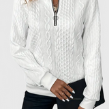 Zoey Soft Zip Knit Jumper