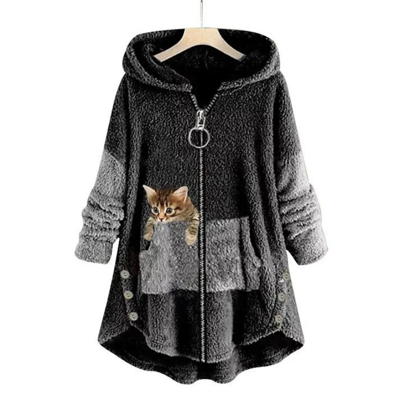 Vanda | Warm and Soft Jacket, as Hugable as a Teddy Bear