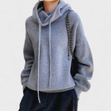 Charlotte - High Neck Sweater in Merino Wool