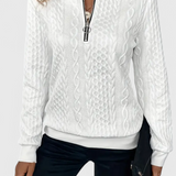 Zoey Soft Zip Knit Jumper