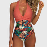 Flávia - Elegant swimsuit for women with V-neck