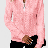 Zoey Soft Zip Knit Jumper