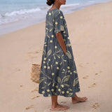 Estrella - Floral Embroidered Dress