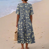 Estrella - Floral Embroidered Dress