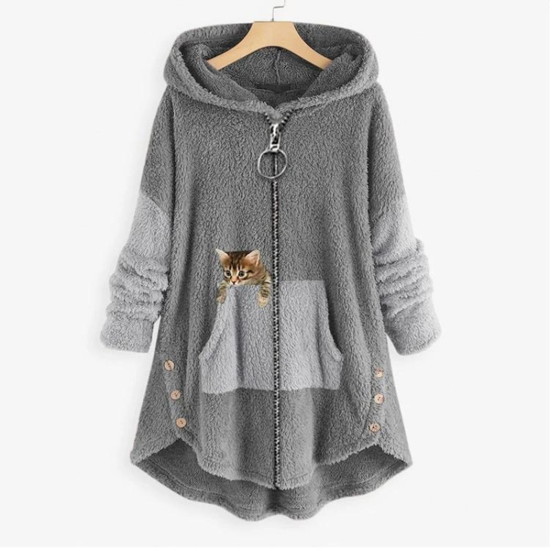 Vanda | Warm and Soft Jacket, as Hugable as a Teddy Bear