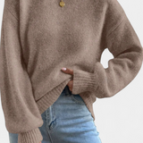 Mae | Knitted Sweater with Balloon Sleeves