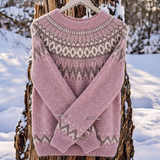 Camilla – Soft Winter Jumper with a Refined Shoulder Pattern