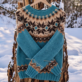 Caterina – Warm Jumper with Classic Winter Details