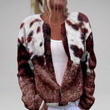 Giulia - Autumn Animal Print Cardigan